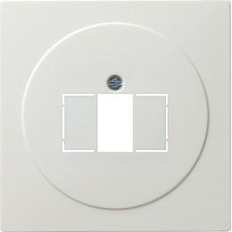 027640 Накладка телефонной розетки TAE+Стерео+USB Белый Gira S-color