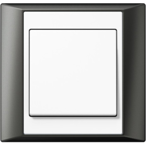 AP581ANTWW Рамка A Plus Антрацит / Белый 1-постовая Jung