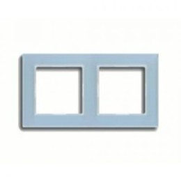 AC582GLBLGR Рамка A Creation Серо-Голубой 2-постовая Jung