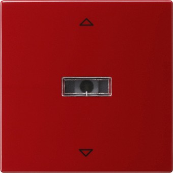 064443 Накладка системы управления жалюзи Красный Gira S-color