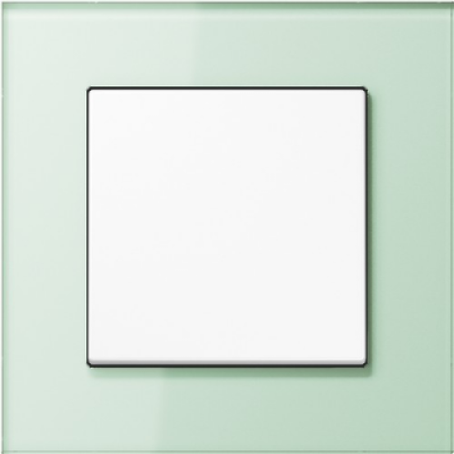 LSP981GLAS Рамка LS Plus Светло-зеленый 1-постовая Jung