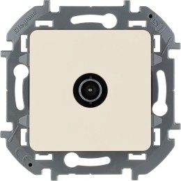 Розетка TV - проходная - 14 дБ - 5-862 мГц Слоновая кость Legrand INSPIRIA 673861