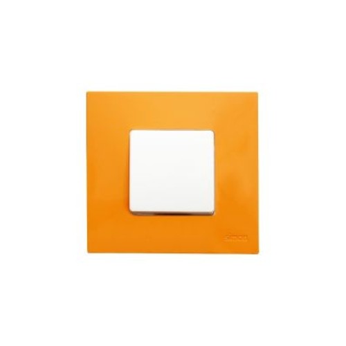 2700617-082 Накладка декоративная на рамку базовую, 1 пост, Simon 27 Play, Arctic, оранжевый