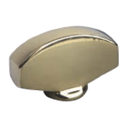 FD02315OB Поворотный выключатель "Овал", цвет Bright Gold FEDE