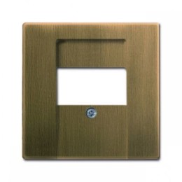 1710-0-4084 (1766-840-500), Плата центральная (накладка) для механизмов UAE/TAE, для 0247 и 0248, серия Династия, Латунь античная, ABB