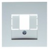 10331909 Центральная панель для розетки TAE цвет: полярная белизна, матовый S.1/B.1/B.3/B.7 Glas Berker