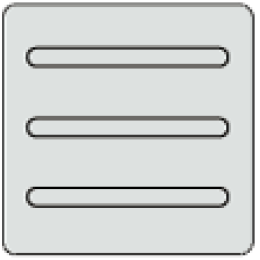 FD28624-A Наклейки для индикаторов, цвет Алюминий FEDE