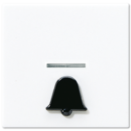 A590K1KOWW 1-ая клавиша с окошком, символ "звонок", бел. Jung A серия