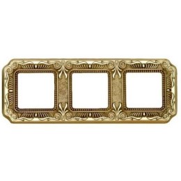 FD01364OB Рамка Firenze Bright Gold 4-постовая Fede