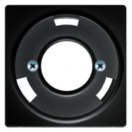 11986086 Центральная панель для светового сигнала Е14, Q.1/Q.3, цвет: антрацитовый, с эффектом бархата Berker