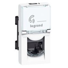 076552 Mosaic RJ45 FTP кат5е 1мод белая Legrand 076552 Mosaic RJ45 FTP кат5е 1мод белая Legrand