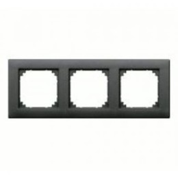 MTN486314 Рамка M-Plan Антрацит 3-постовая Merten