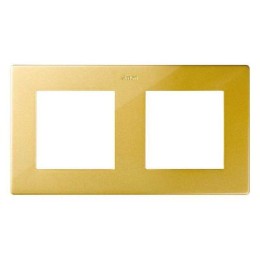 2400620-066 Рамка на 2 поста, золото Simon 24