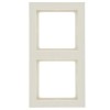 10126092 Рамка Q.3 Белый с эффектом бархата 2-постовая Berker