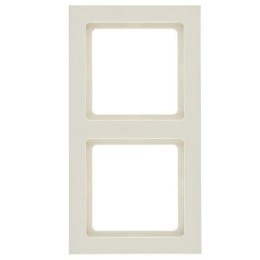 10126092 Рамка Q.3 Белый с эффектом бархата 2-постовая Berker