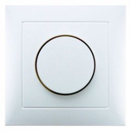 11308989 Панель с регулирующей кнопкой для поворотных диммеров цвет: полярная белизна, с блеском S.1 Berker