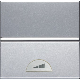 N2260.1 PL Механизм универсального электронного клавишного светорегулятора 60-500 Вт, 2-модульный, серия Zenit, цвет серебристый, ABB
