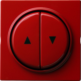 029443 Двойная клавиша для жалюзи со стрелками Красный Gira S-color