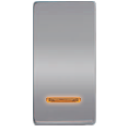 FD04313CB Клавиша для двухклавишных выключателей с подсветкой, цвет Bright Chrome FEDE