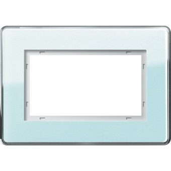 1001518 Рамка Esprit Glass C Салатовое стекло 1,5-постовая Gira