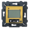 FD18000OB-M Термостат для теплых полов , цвет black + brass front cover bright gold FEDE
