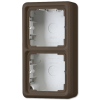 CD582ABR 2-ая Коробка для накладного монтажа с основанием, кор. Jung