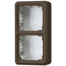 CD582ABR 2-ая Коробка для накладного монтажа с основанием, кор. Jung