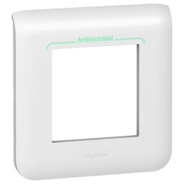 078722 Рамка антибактериальная Mosaic Белый 1-постовая Legrand