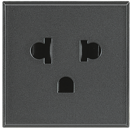 HS4126 Axolute Розетка 2К+З евро-амер Bticino