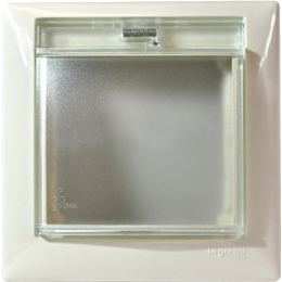 774350 Рамка с крышкой Valena Слоновая кость 1-постовая Legrand