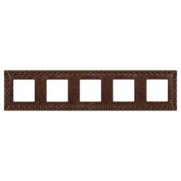 FD01225RU Рамка San Sebastian Rustic Cooper 5-постовая Fede