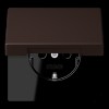LC1520KIKL4320J Les Couleurs® Le Corbusier SCHUKO®-розетка с откидной крышкой и со встроенной повышенной защитой от прикосновения terre d‘ombre brulee 59 Jung