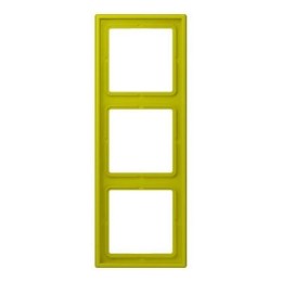 LC9834320F Рамка Les Couleurs Le Corbusier Vert olive vif 3-постовая Jung