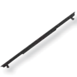 N2270 AN Вставка декоративная для клавиш выключателей/переключателей/кнопок, 2-модульная, серия Zenit, цвет антрацит, ABB