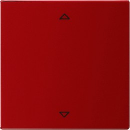 082243 Сенсорный выключатель управления жалюзи с функцией памяти Красный Gira S-color