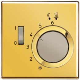 FTRLS231GGO LS 990 Золото Регулятор теплого пола, 10А Jung LS серия