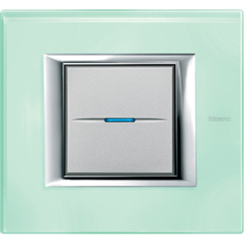 HA4802VKA Рамка Axolute Квадрат Кристалл 2-модульная Bticino