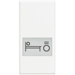 HD4921BL Axolute Клавиша свет кроват 1м бел Bticino