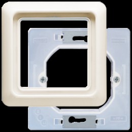 CD681WUW Рамка CD Ударопрочная Бежевый 1-постовая Jung