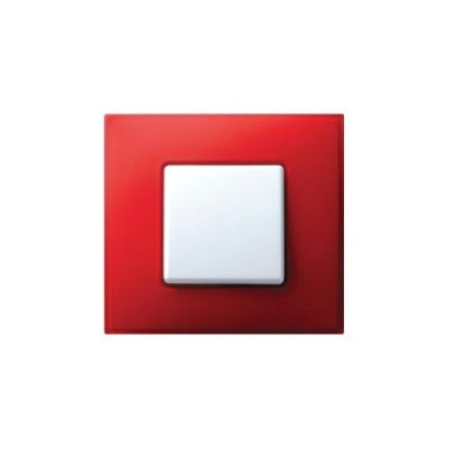 27771-66 Рамка декоративная, 1 пост, (+суппорт), Simon 27 Neos, Матовый, рубиновый