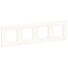 NU200818 Рамка Unica Studio Белый 4-постовая Schneider Electric