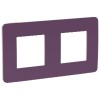 NU280415 Рамка Unica Studio Color Лиловый / Бежевый 2-постовая Schneider Electric
