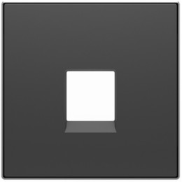 8517 NS Накладка для телекоммуникационных розеток типа 8117... и/или 8118..., Чёрный бархат , ABB