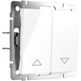 WL01-01-02 Выключатель жалюзи (белый) Antik Werkel a041285