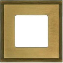 FD01241PM Рамка Madrid Патина матовая 1-постовая Fede