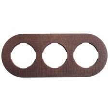 34803802 Рамка 3-ная, дерево махагон Fontini DO 34803802 Рамка 3-ная, дерево махагон Fontini DO