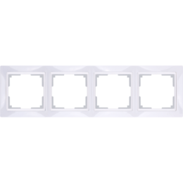 WL03-Frame-04 Рамка на 4 поста (белый, basic) Snabb basic Werkel a036628