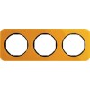 10132334 Рамка R.1 Оранжевый, черный 3-постовая Berker