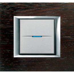 HA4802LWE Рамка Axolute Квадрат Венге 2-модульная Bticino