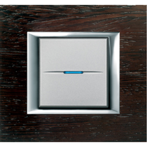 HA4802LWE Рамка Axolute Квадрат Венге 2-модульная Bticino